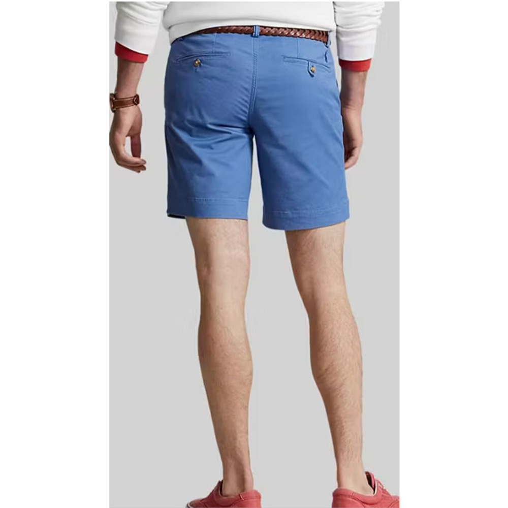 Ralph Lauren 8 Inch Salinger Straight Fit Chino Short in Retreat Blue - Size 36 - Picture 5 of 5